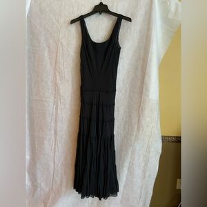 Jones New York Black silk midi Dress